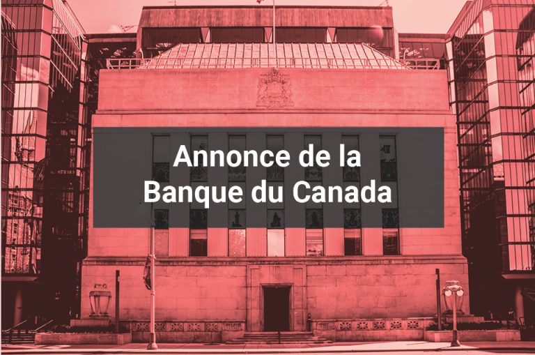 Façade de la Banque du Canada en été