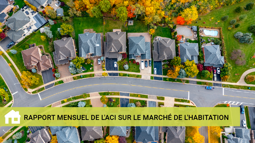 Vue aérienne d'un quartier de banlieue à l'automne